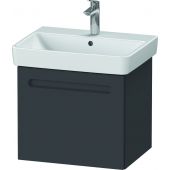 Duravit No.1 szafka 54 cm podumywalkowa wisząca grafit mat N14281049490000