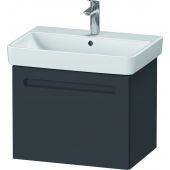 Duravit No.1 szafka 59 cm podumywalkowa wisząca grafit mat N14282049490000