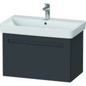 Duravit No.1 szafka 74 cm podumywalkowa wisząca grafit mat N14283049490000