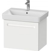 Duravit No.1 szafka 59 cm podumywalkowa wisząca biały mat N14382018180000