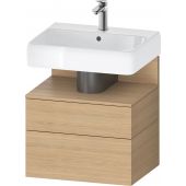 Duravit Qatego szafka 60 cm podumywalkowa wisząca dąb naturalny mat QA4393030300010