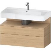 Duravit Qatego szafka 100 cm podumywalkowa wisząca dąb naturalny mat QA4395030300010