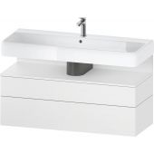 Duravit Qatego szafka 120 cm podumywalkowa wisząca biały mat QA4396018180010