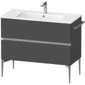 Duravit Sivida szafka 101x47,7x59,1 cm podumywalkowa wisząca grafitowa-chrom SV4645010490000