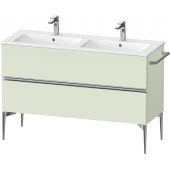 Duravit Sivida szafka 128x47,7x59,1 cm podumywalkowa wisząca zielona-chrom SV4647010HH0000