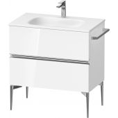 Duravit Sivida szafka 81x47,7x59,2 cm podumywalkowa wisząca biała-chrom SV4651010220000