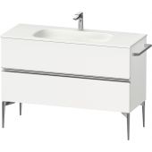 Duravit Sivida szafka 121x47,7x59,2 cm podumywalkowa wisząca biała-chrom SV4653010180000