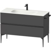 Duravit Sivida szafka 121x47,7x59,2 cm podumywalkowa wisząca czarna-grafitowa SV46530BD490000