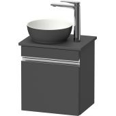 Duravit Sivida szafka 40x32,5x44 cm podumywalkowa wisząca grafitowa-chrom SV4656L10490000