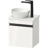 Duravit Sivida szafka 40x32,5x44 cm podumywalkowa wisząca biała-czarna SV4656LBD220000