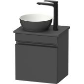 Duravit Sivida szafka 40x32,5x44 cm podumywalkowa wisząca czarna-grafitowa SV4656LBD490000