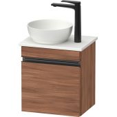 Duravit Sivida szafka 40x32,5x44 cm podumywalkowa wisząca czarna-orzech SV4656LBD790000