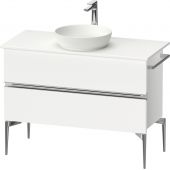 Duravit Sivida szafka 104,5x47,5x54,8 cm podumywalkowa wisząca biała-chrom SV4659010180000