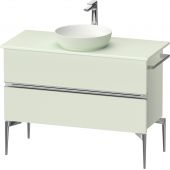 Duravit Sivida szafka 104,5x47,5x54,8 cm podumywalkowa wisząca zielona-chrom SV4659010HH0000