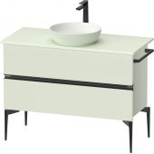 Duravit Sivida szafka 104,5x47,5x54,8 cm podumywalkowa wisząca czarna-zielona SV46590BDHH0000