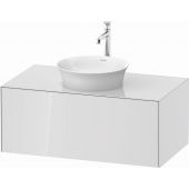 Duravit White Tulip szafka 100 cm podumywalkowa wisząca biały wysoki połysk WT497608585