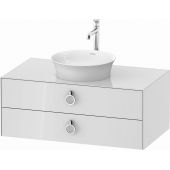 Duravit White Tulip szafka 100 cm podumywalkowa wisząca biały wysoki połysk WT499108585