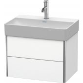 Duravit XSquare Compact szafka 58,4 cm podumywalkowa wisząca biały mat XS416701818