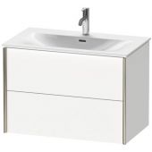 Duravit XViu szafka 81 cm podumywalkowa wisząca biały mat XV41340B118