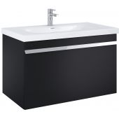 Elita Moody szafka 90x48,7x54 cm podumywalkowa wisząca black matt RE010900037160