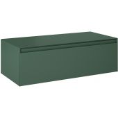 Elita Split Slim szafka 100 cm wisząca z blatem forest green matt RE081004057010