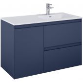 Elita Split szafka 100x45,8x63,5 cm podumywalkowa wisząca prawa navy blue matt RE011005057030