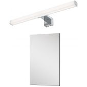 Zestaw Elita Sote lustro 40x70 cm prostokątne z kinkietem Rabalux Oliro 1x6 W chrom (RE062947000010, 75048)