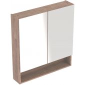 Geberit Selnova Square szafka 60 cm lustrzana wisząca orzech włoski hickory 501.266.00.1