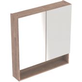 Geberit Selnova Square szafka 80 cm lustrzana wisząca orzech włoski hickory 501.270.00.1