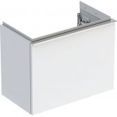 Geberit iCon szafka 52 cm podumywalkowa wisząca biały połysk/chrom 502.302.01.2