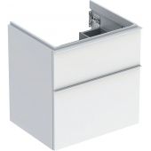 Geberit iCon szafka 59.2 cm podumywalkowa wisząca biały połysk/biały mat 502.303.01.1