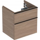 Geberit iCon szafka 59.2 cm podumywalkowa wisząca dąb/lava mat 502.303.JH.1