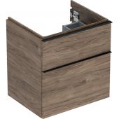 Geberit iCon szafka 59.2 cm podumywalkowa wisząca orzech hickory/lava mat 502.303.JR.1