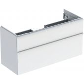 Geberit iCon szafka 118,4 cm podumywalkowa wisząca biały połysk/biały mat 502.306.01.1