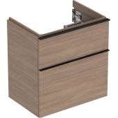 Geberit iCon szafka 59,2 cm podumywalkowa wisząca dąb/lava mat 502.307.JH.1