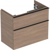 Geberit iCon szafka 74 cm podumywalkowa wisząca dąb/lava mat 502.308.JH.1