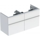 Geberit iCon szafka 118,4 cm podumywalkowa wisząca biały połysk/biały mat 502.309.01.1