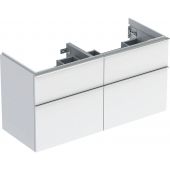 Geberit iCon szafka 118,4 cm podumywalkowa wisząca biały połysk/chrom błyszczący 502.309.01.2