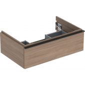 Geberit iCon szafka 74 cm podumywalkowa wisząca dąb/lava mat 502.311.JH.1