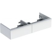 Geberit iCon szafka 118,4 cm podumywalkowa wisząca biały połysk/biały mat 502.314.01.1