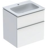 Geberit iCon Set Slim umywalka z szafką 60 cm zestaw meblowy biały polysk/chrom 502.335.01.2