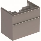 Geberit iCon szafka 74x47,7x62 cm podumywalkowa wisząca platynowa 840377000