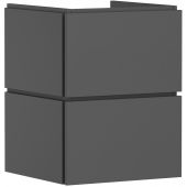 Hansgrohe Xilesa E szafka 48x47x62 cm podumywalkowa wisząca szara 54291760