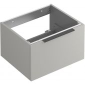 Kludi Icos szafka 60x50x35 cm podumywalkowa wisząca szara 50S60O2