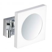 Kronenbach Universal lusterko kosmetyczne 20x20 cm kwadratowe z oświetleniem chrom 29.475.255.0004