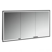 Kronenbach Cube 2.0 szafka 120x17x70 cm z lustrem wpuszczana czarny mat KB100228MB