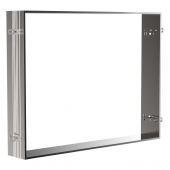 Kronenbach Alluvion/Cube 2.0 rama montażowa do szafki 80 cm lustrzanej podświetlanej aluminium NU1000030NU