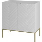 Megstyl Aspen szafka 80x45,8x82 cm podumywalkowa stojąca biała 2491