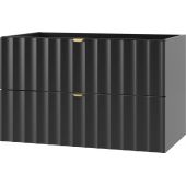 Megstyl Arcos szafka 80x45,8x50 cm podumywalkowa wisząca czarna 2584