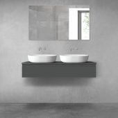 Oltens Vernal szafka 120 cm podumywalkowa wisząca grafit mat 60012400